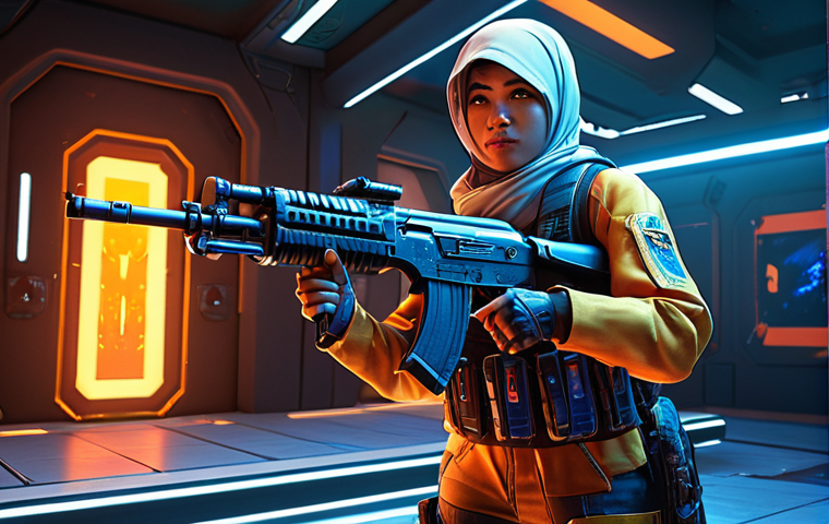 The New Player's Empowerment**
A young Malay gamer, initially looking slightly overwhelmed and holding a basic, somewhat worn assault rifle, is bathed in a bright, transformative glow. Surrounding them is an array of advanced, sleek weapon skins (like an ornate AK-47, a futuristic MP5), tactical gear, and a unique character overlay, symbolizing a powerful welcome package. The background is a vibrant, modern FPS game lobby. The player's expression changes from uncertainty to confidence and excitement, representing a strong, fair start. High detail, vibrant colors, dynamic lighting, realistic game graphics style.

**